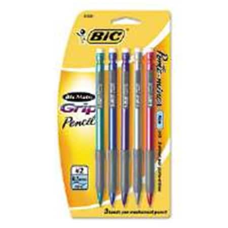 Bic MPFGP51 Matic Grip Mechanical Pencil- 0.5 Mm- Assorted Barrel YYAZ-BICMPFGP61